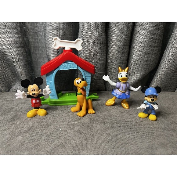 Disney Mickey Mouse Clubhouse & Friends PVC Figures Cake Topper Pluto Daisy - Picture 1 of 15